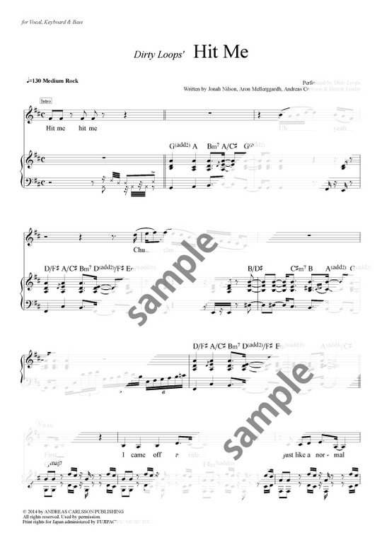 バンドスコア】GLORIA / ZIGGY 提供:KMP | 楽譜＠ELISE