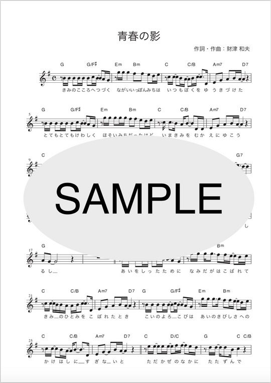 青春の影 歌詞の意味